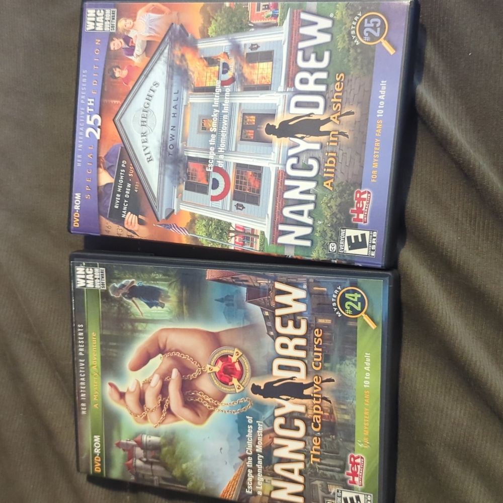 Nancy Drew Pc game Herinteracrive lot
